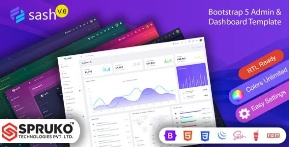 Free Download Sash v6 – Bootstrap 5 Admin & Dashboard Template Free ScriptNulled.xyz