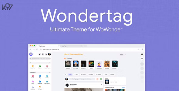 free Download Wondertag 2.8.2 – The Ultimate WoWonder Theme Nuled