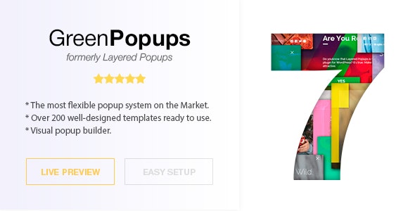 free Download Green Popups 7.48 (Layered Popups) – Popup Plugin for WordPress Nuled