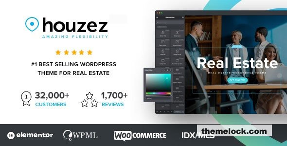 free Download Houzez v3.2.0 – Real Estate WordPress Theme Nuled