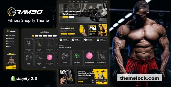 free Download Rambo – Fitness & Gym Products Shopify Theme Nuled