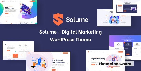 free Download Solume v1.0.7 – Digital Marketing WordPress Theme Nuled