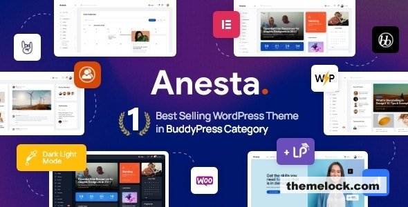 free Download Anesta v1.2.1 – Intranet, Extranet, Community and BuddyPress WordPress Theme Nuled