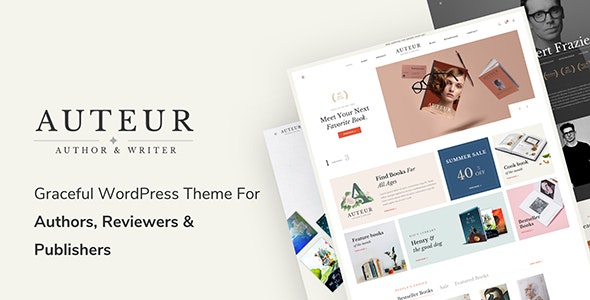 free Download Auteur v6.9 – WordPress Theme for Authors and Publishers Nuled