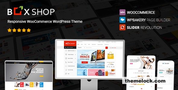 free Download BoxShop v2.1.6 – Responsive WooCommerce WordPress Theme Nuled