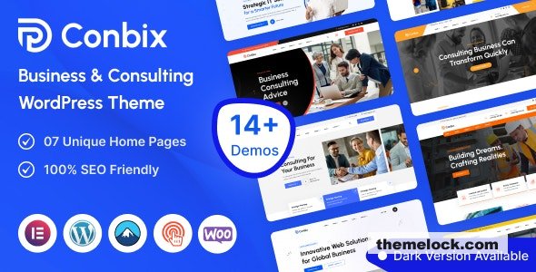 free Download Conbix v2.2.8 – Business Consulting WordPress Theme Nuled