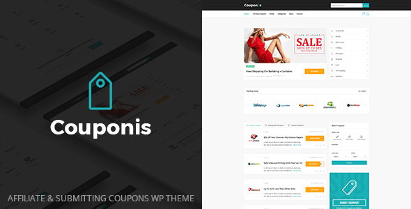 free Download Couponis v3.1.9 – Affiliate & Submitting Coupons WordPress Theme Nuled