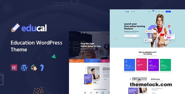 free Download Educal v1.3.7 – Online Courses & Education WordPress Theme + RTL Nuled