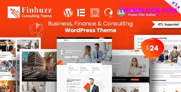 free Download Finbuzz v2.1.2 – Corporate Business WordPress Theme Nuled