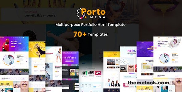 free Download PortoMega – Multipurpose Portfolio Template Nuled