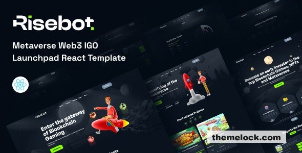 free Download Risebot – Metaverse IGO Launchpad React Template Nuled